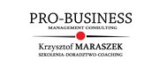 Szkolenia firmy Pro-Business Management Consulting Krzysztof Maraszek